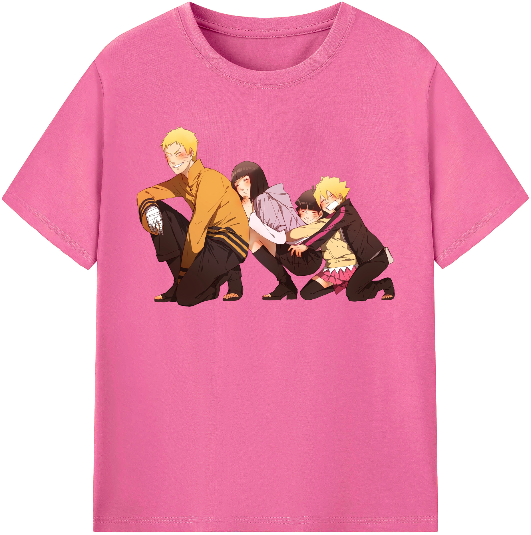（画像用） NARUTO -ナルト- うずまき ナルト Uzumaki Naruto レディースカジュアルプリントTシャツ（綿100％）